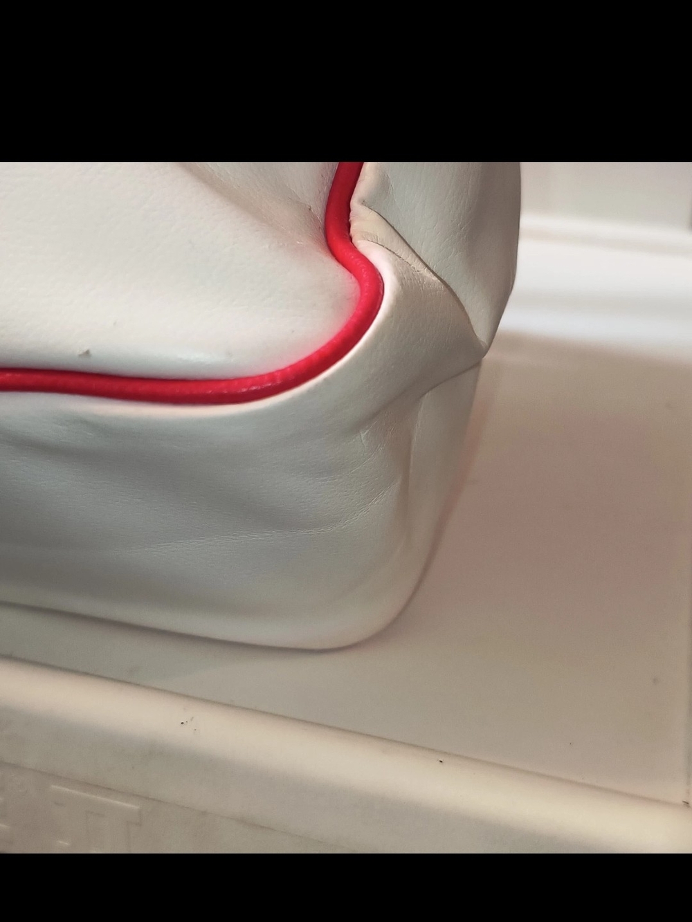 Red and White Accent Shoulder Bag Tokyo 78 Y2K Style By Wanted - Picture 10 of 10